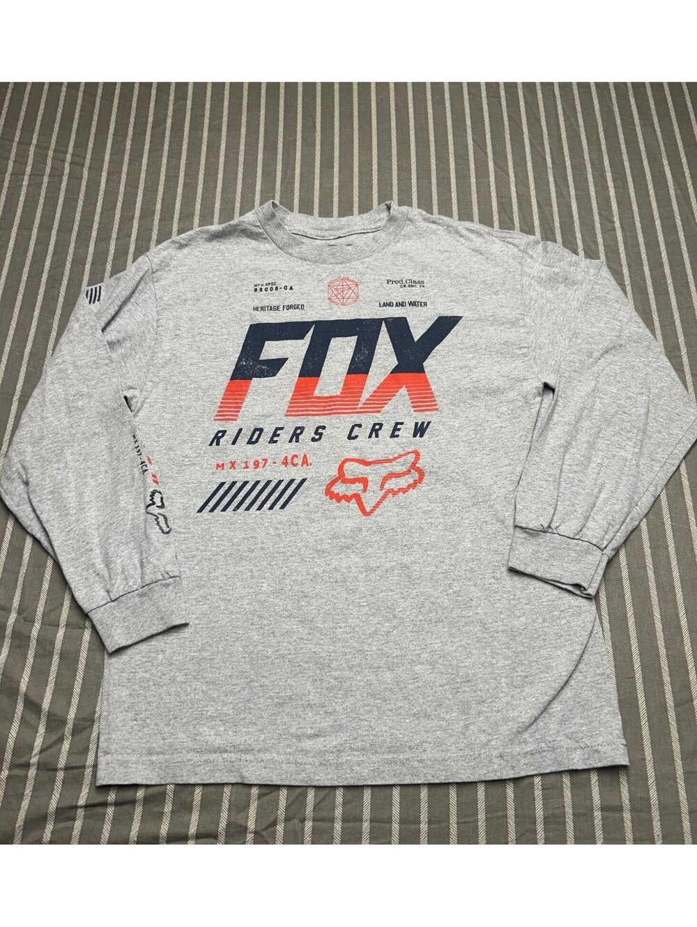 Fox Racing "Riders Crew" Heritage Long Sleeve T-Shirt Men's Medium